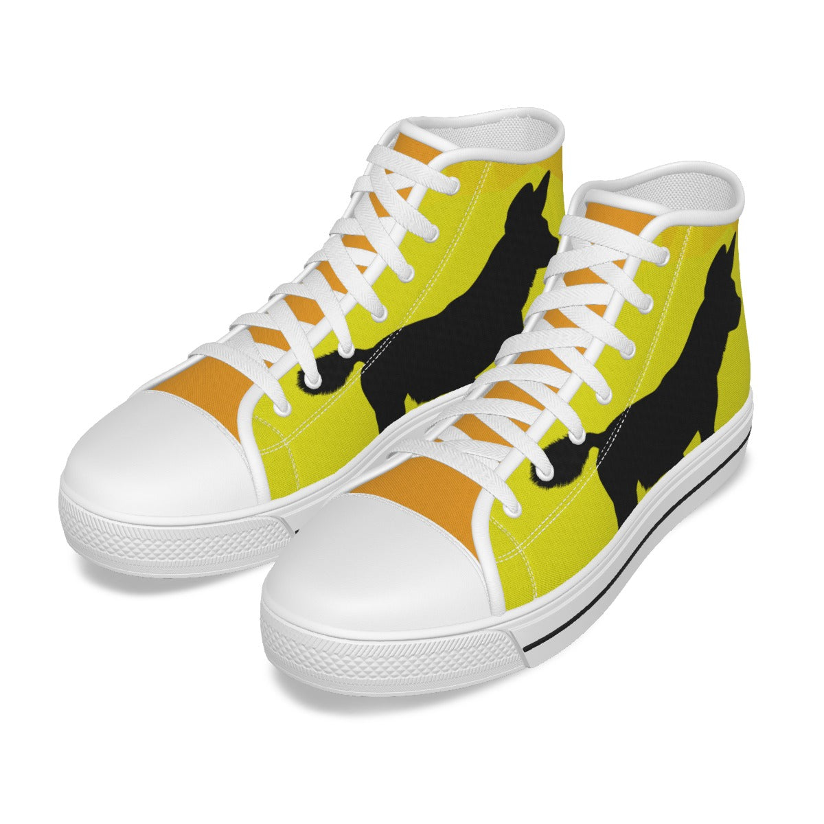 African Painted Dog Canvas Shoes - Mens Sizes