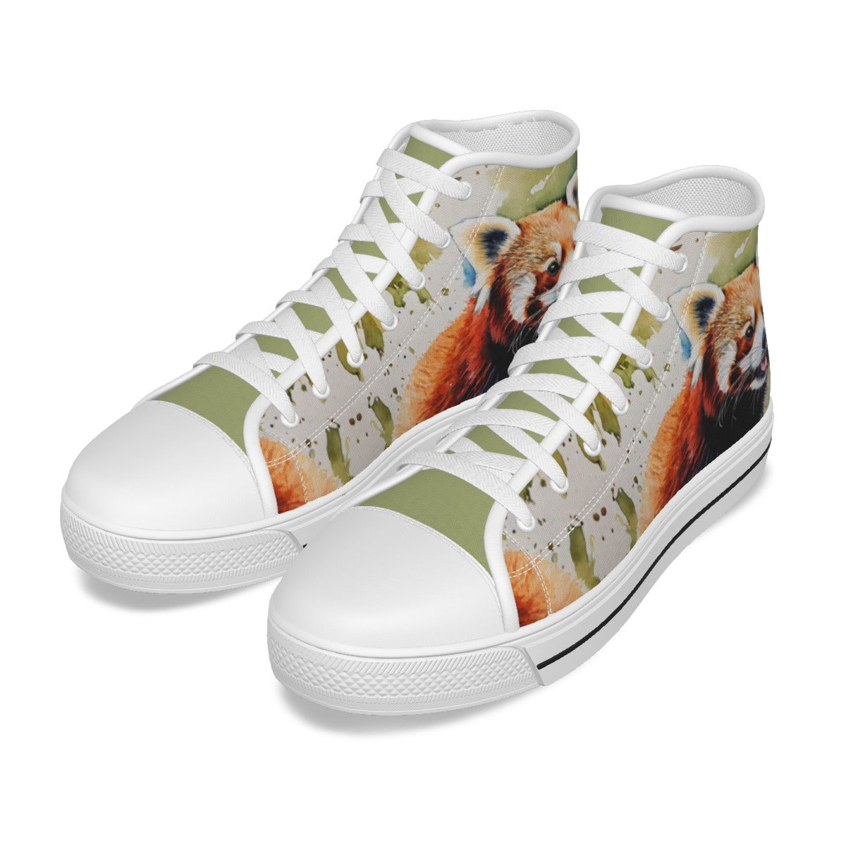 Red Panda Canvas Shoes - Womens Sizes