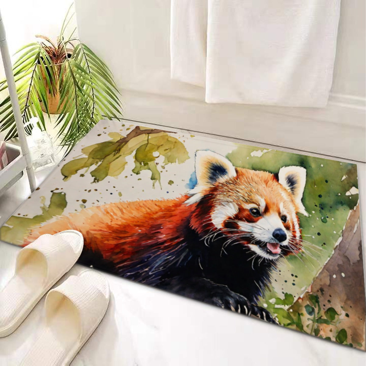 Red Panda Door Mat