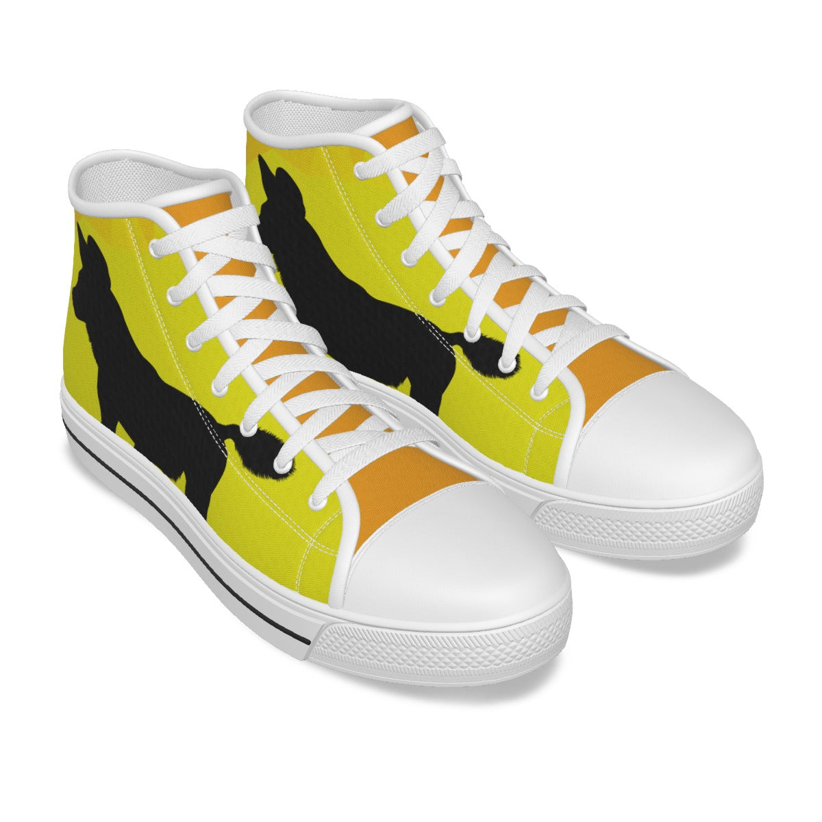 African Painted Dog Canvas Shoes - Mens Sizes