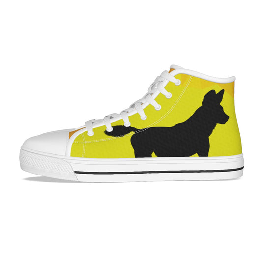 African Painted Dog Canvas Shoes - Womens sizes