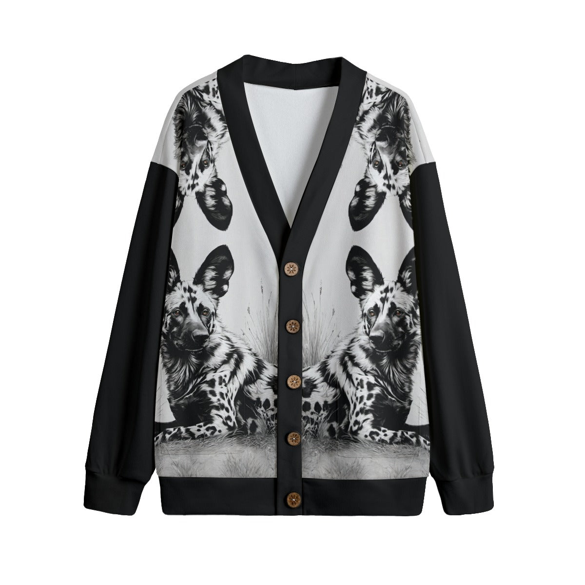 African Painted Dog Cardigan IS