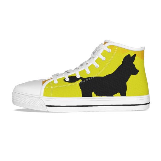 African Painted Dog Canvas Shoes - Mens Sizes