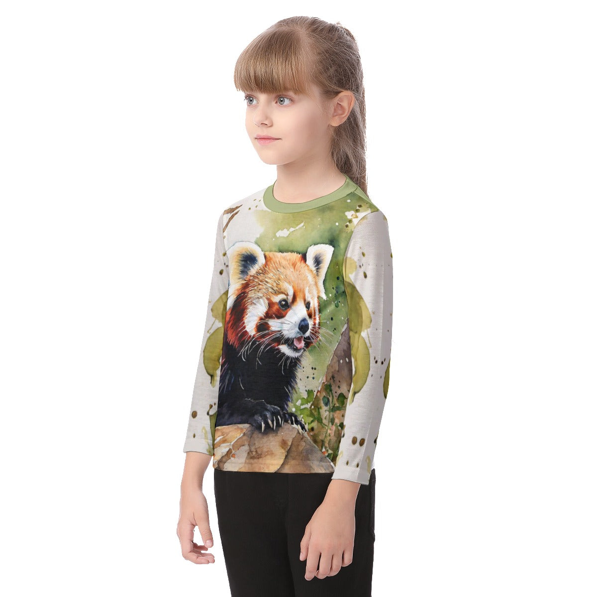 Red Panda Long-sleeved Tee