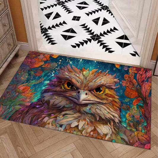 Frogmouth Door Mat