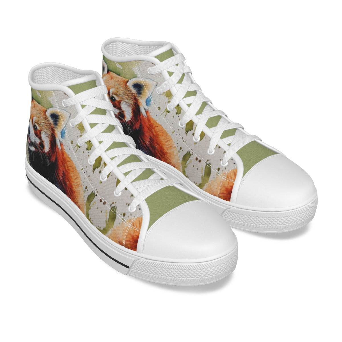 Red Panda Canvas Shoes - Mens Sizes