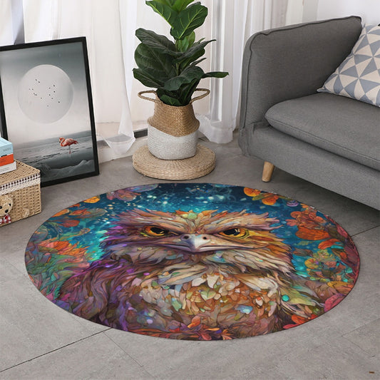 Frogmouth Round Mat