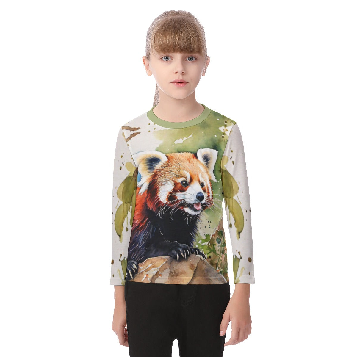 Red Panda Long-sleeved Tee