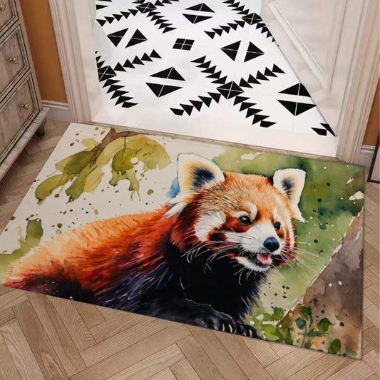 Red Panda Door Mat