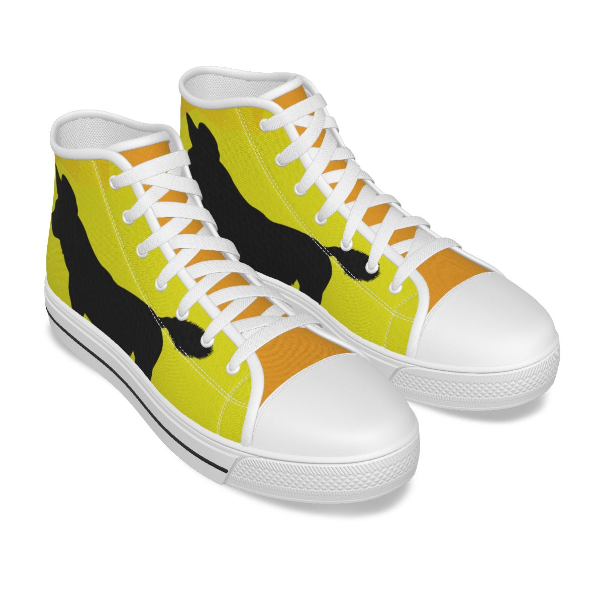 African Painted Dog Canvas Shoes - Womens sizes